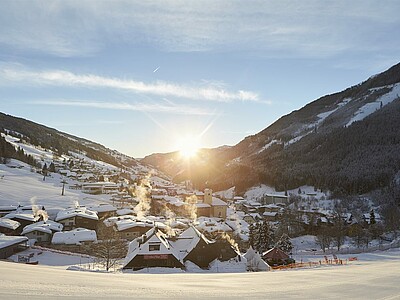 Saalbach im Winter 