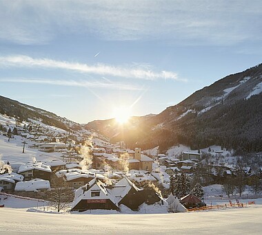 Saalbach im Winter 