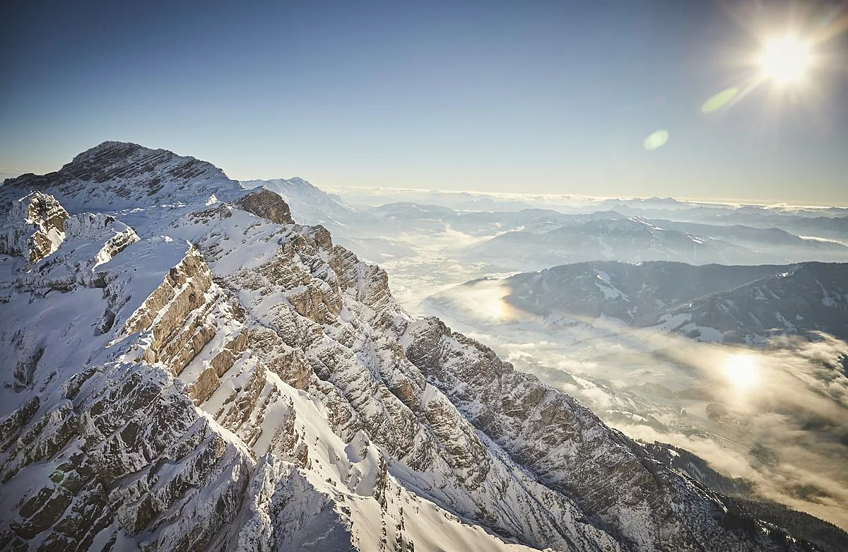 Berglandschaft im Winter 