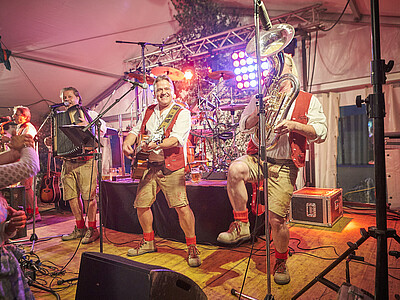Musik beim Hinterglemmer Bauernmarkt 
