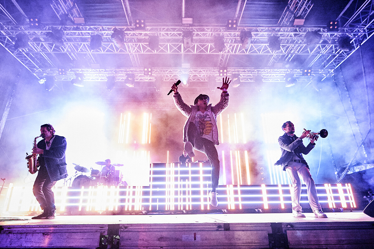 Parov Stelar und Florian Trykowski in Saalbach