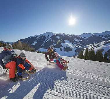 Rodeln in Saalbach
