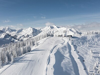 Skifahren in Saalbach 
