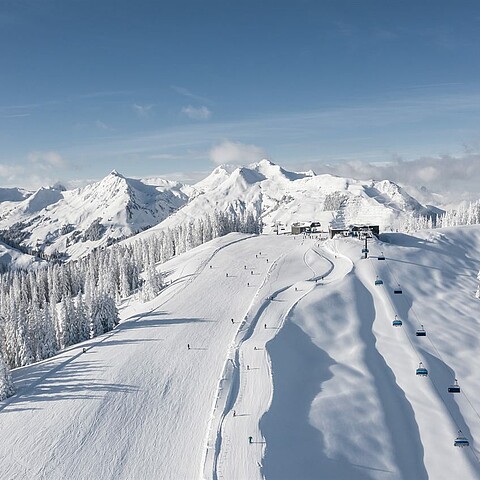 Skifahren in Saalbach 