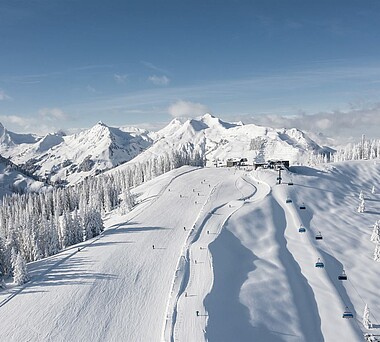 Skifahren in Saalbach 