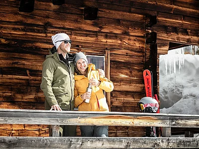 Skifahren in Saalbach