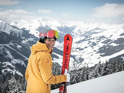 Skifahren in Saalbach 
